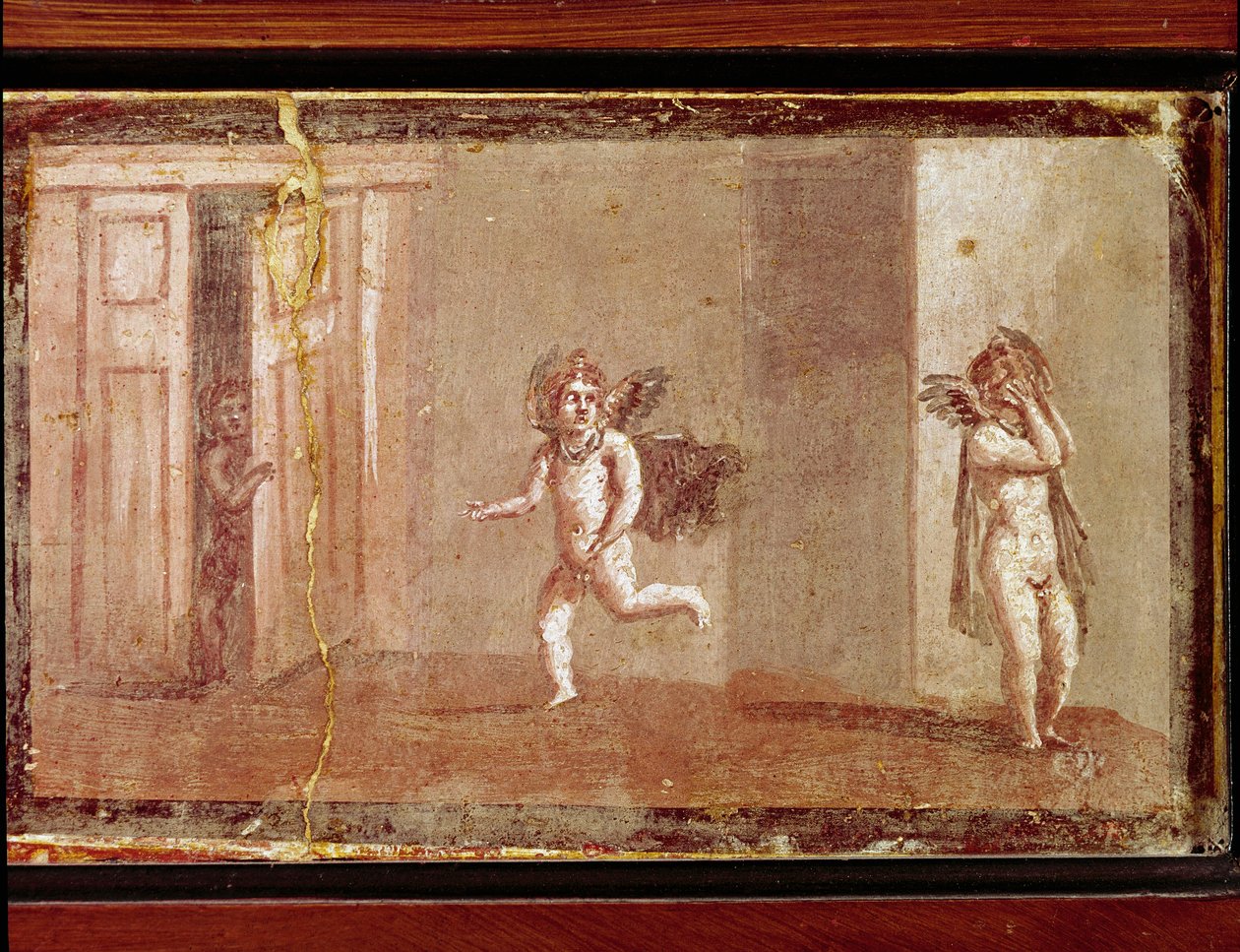 Amorer leger gemmeleg (fresco af Roman