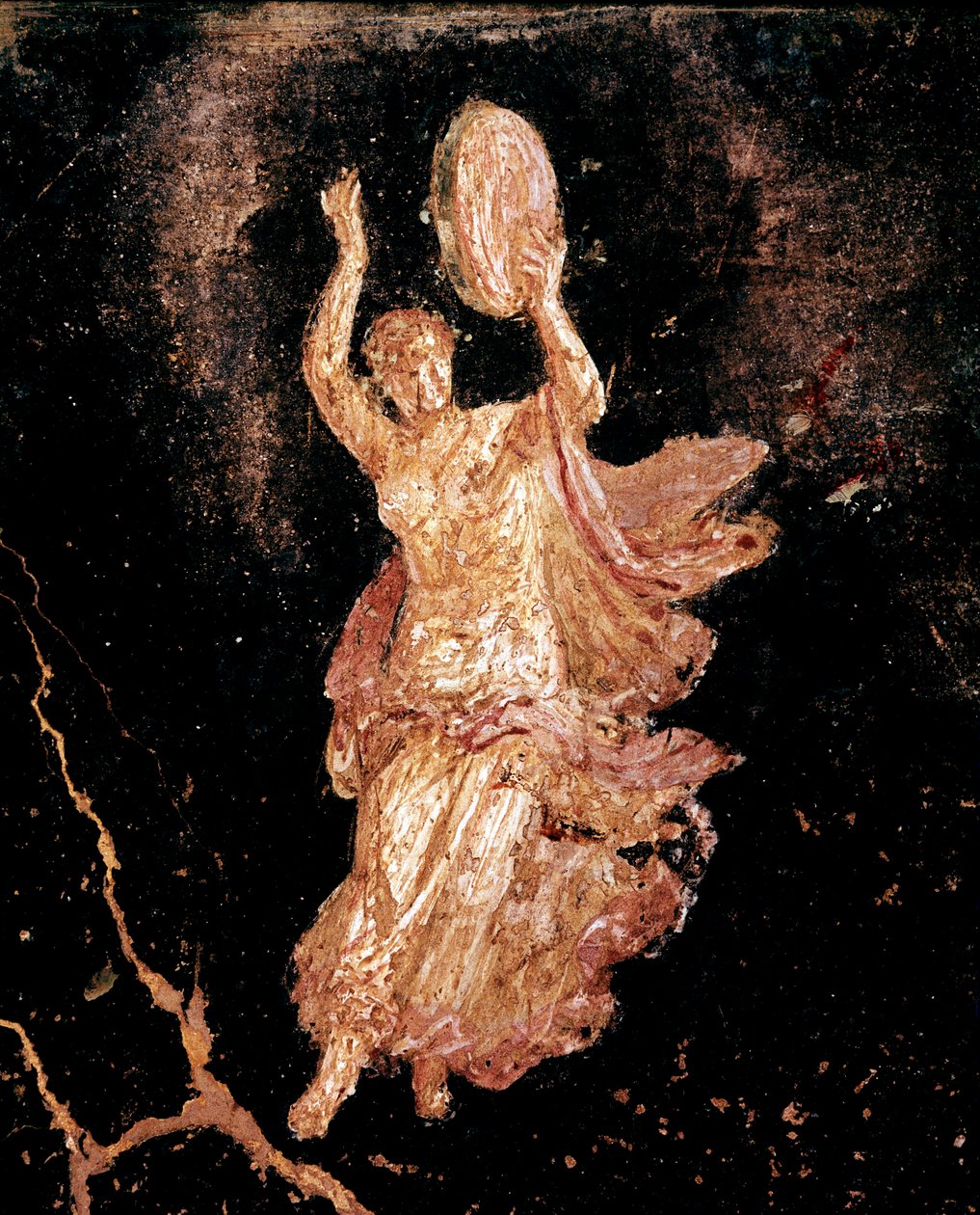 Danser med tamburin (fresco af Roman