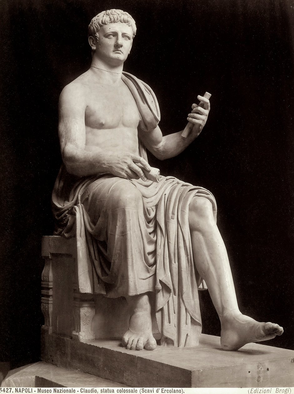 Kejser Claudius (marmor) af Roman