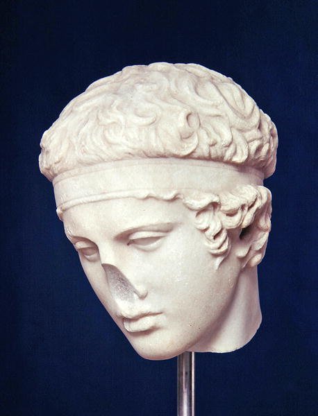 Leder af Diadumenos (marmor) (se også 293767) af Roman