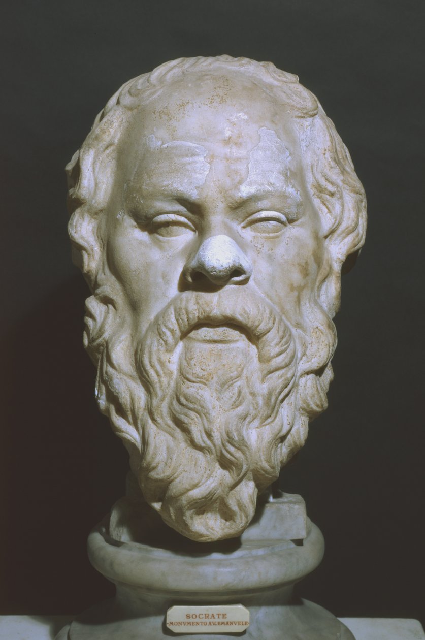 Leder af Sokrates (marmor) af Roman