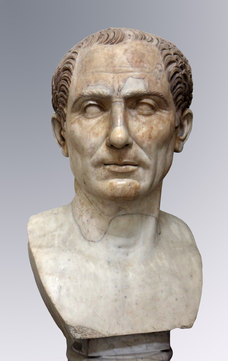 Julius Cæsar (marmor) af Roman