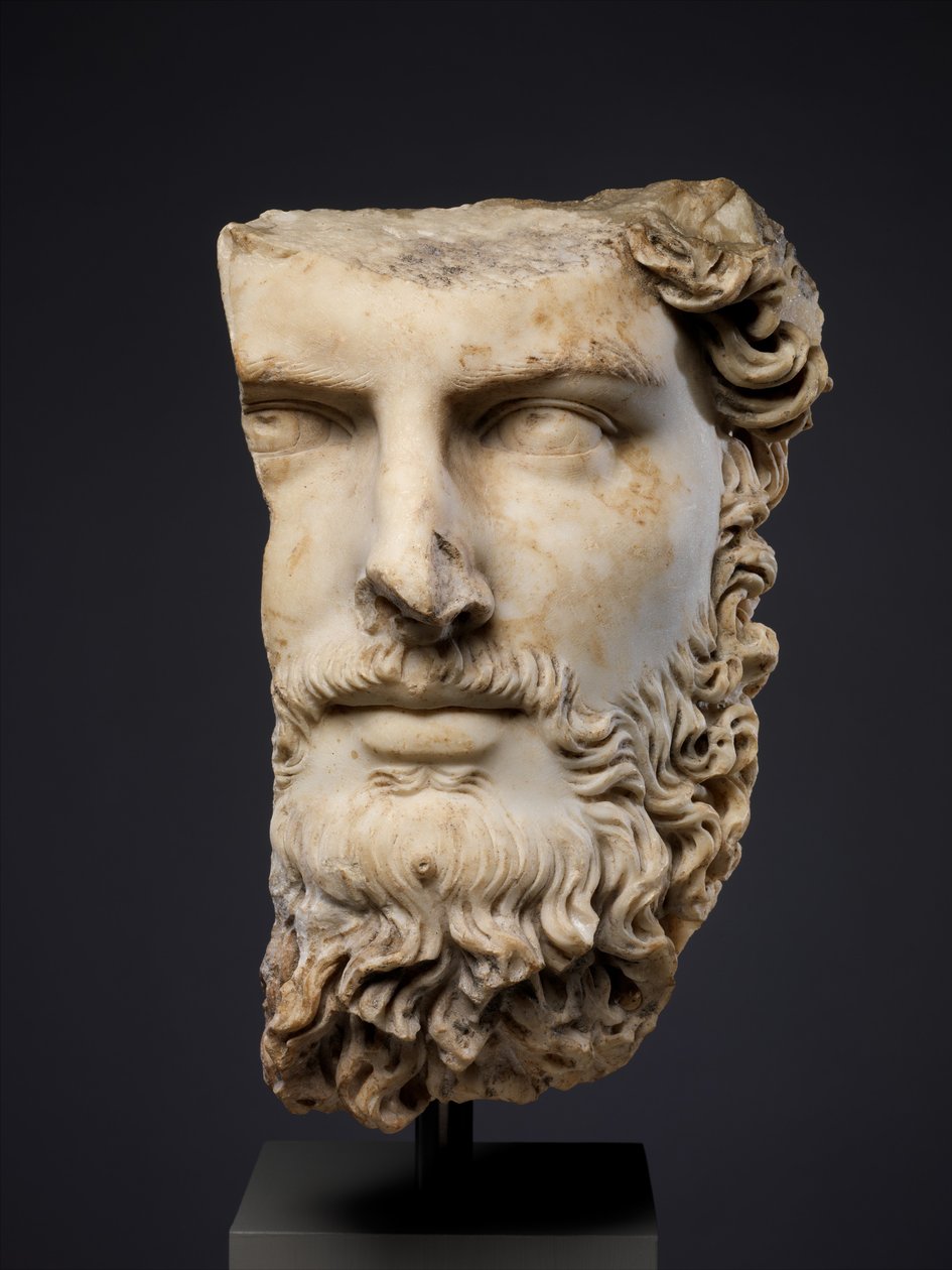 Portræt af medkejseren Lucius Verus af Roman