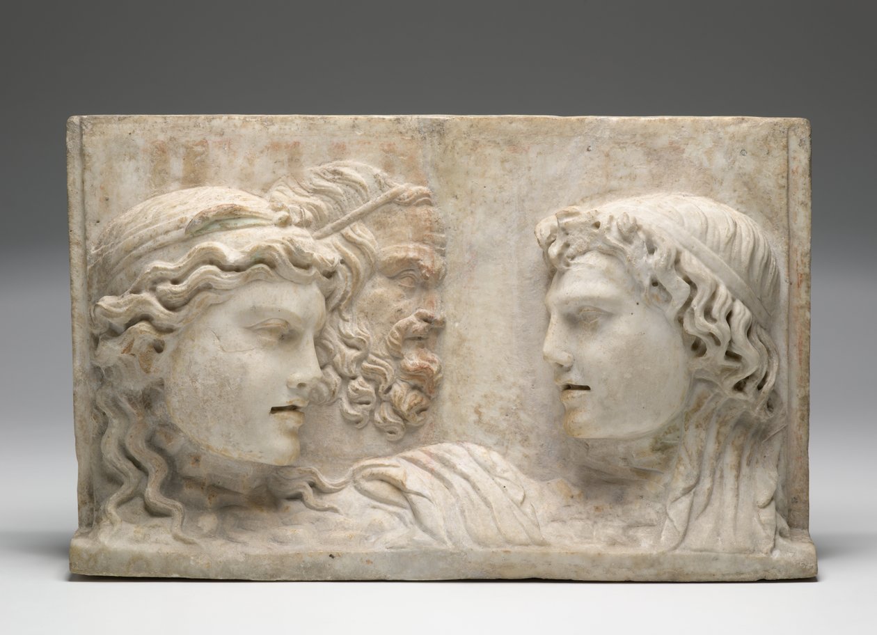 Relief, ca. 100 f.Kr. - 100 e.Kr. (marmor) af Roman