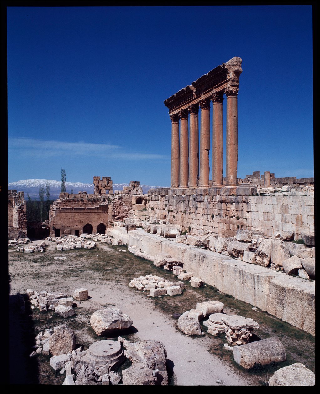 Rester af Jupiters tempel af Roman