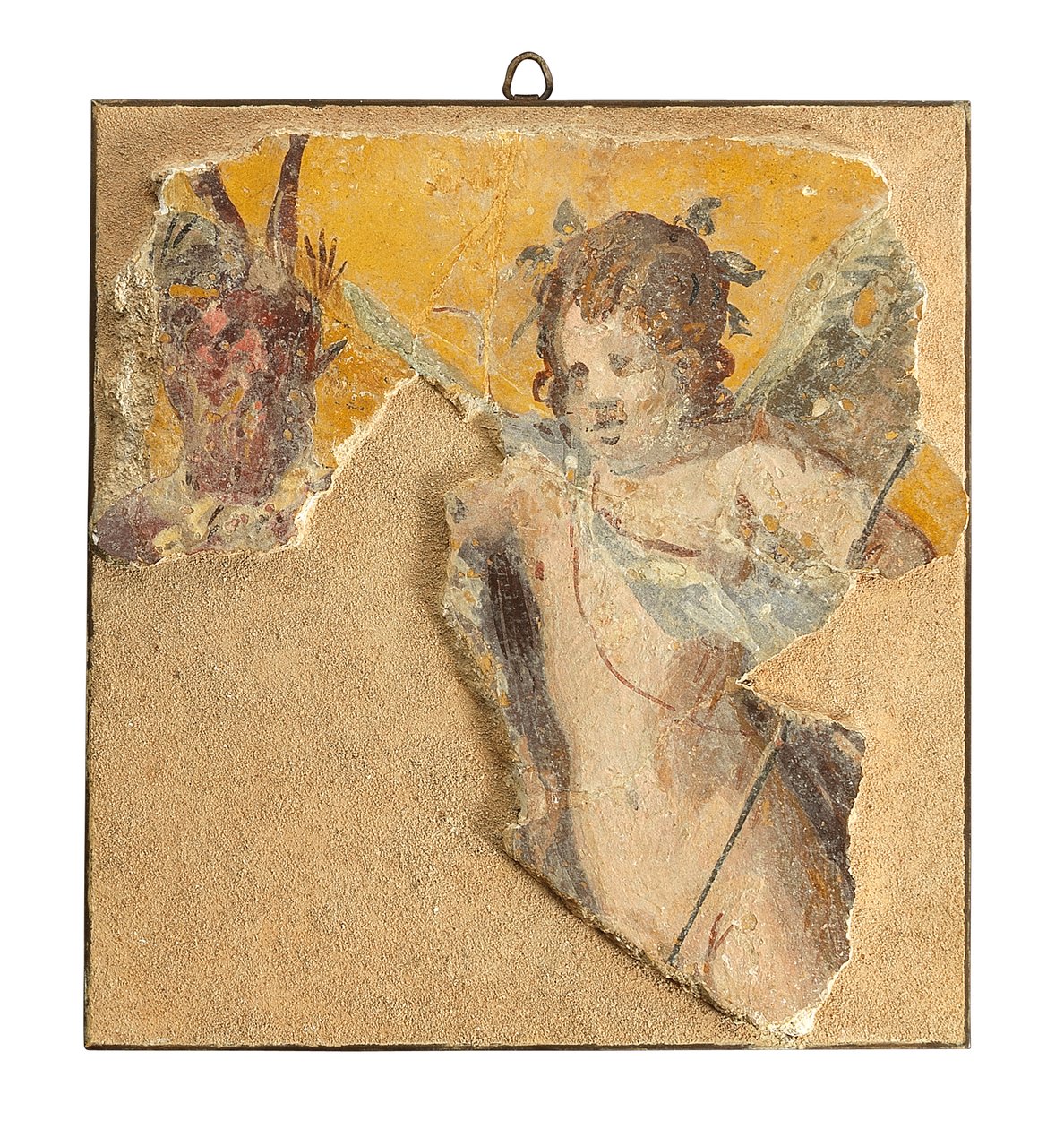 Roman Wall Painting Fragment, C.1st århundrede f.Kr. (fresco) af Roman
