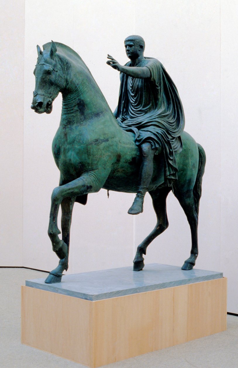Statue fra Miseno: Kejser Nerva (bronze) af Roman
