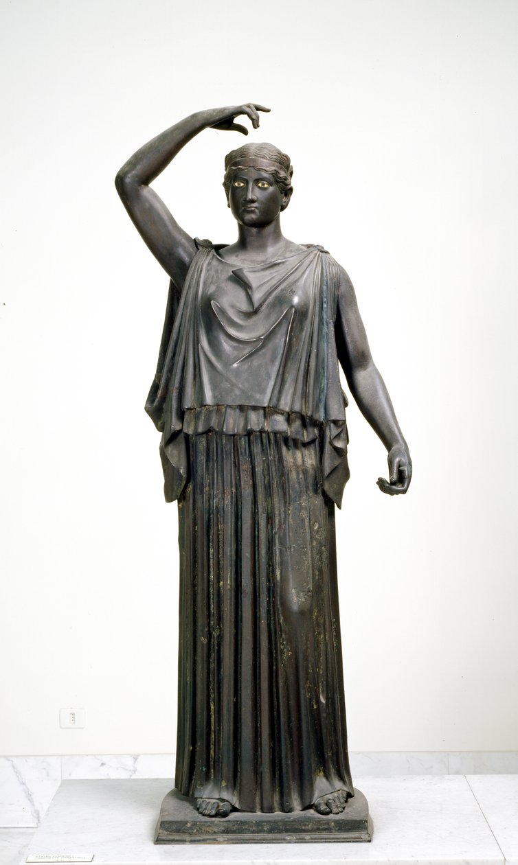 Statue af Danaid, ca. 50 f.Kr. (bronze) af Roman