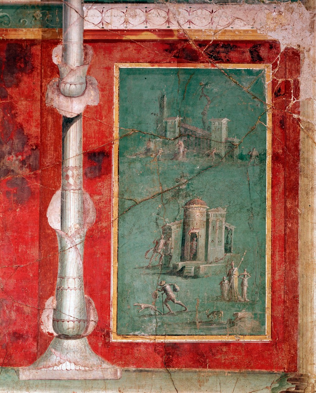 Teaterscene (fresko af Roman
