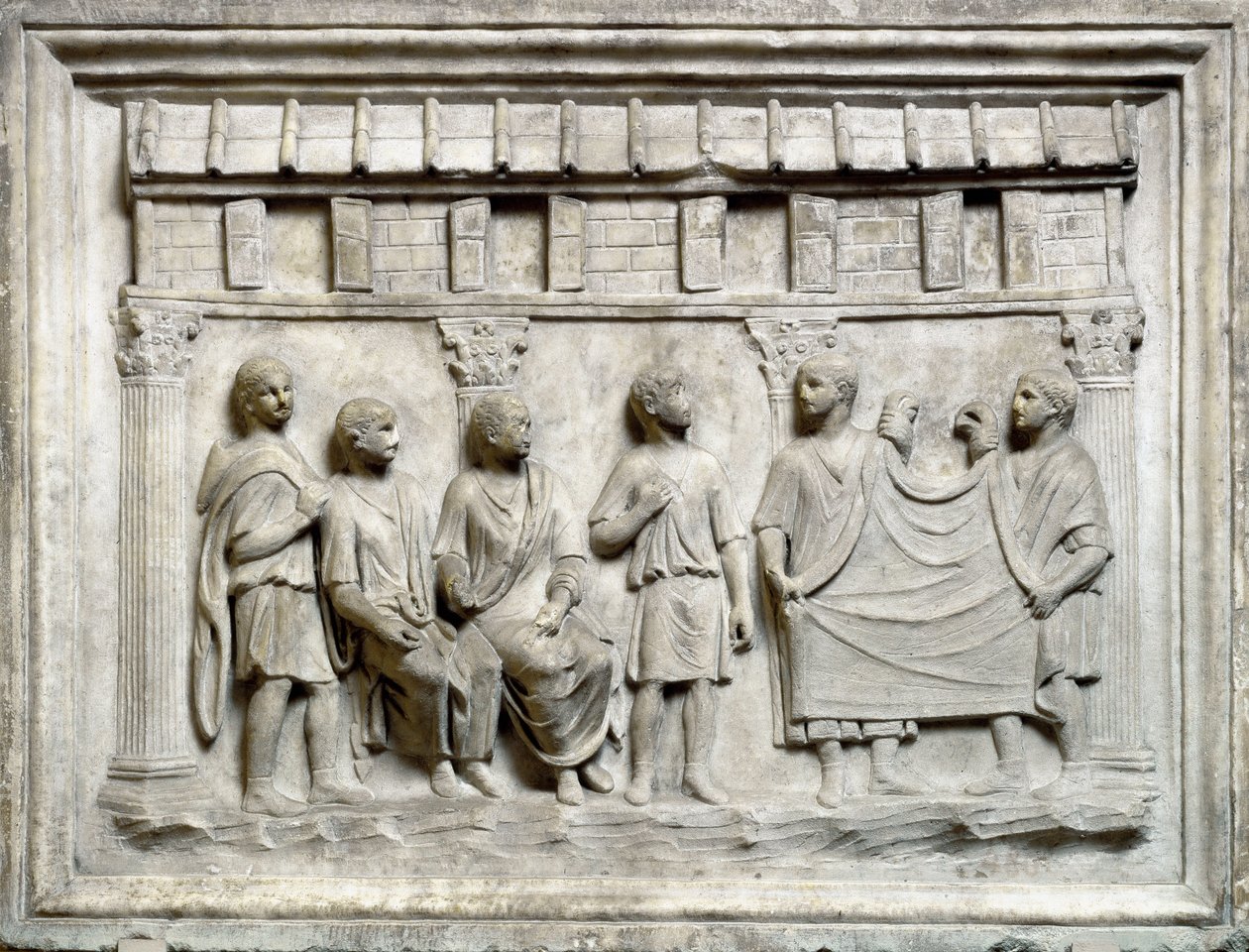 Tissue shop i Augustan-perioden af Roman