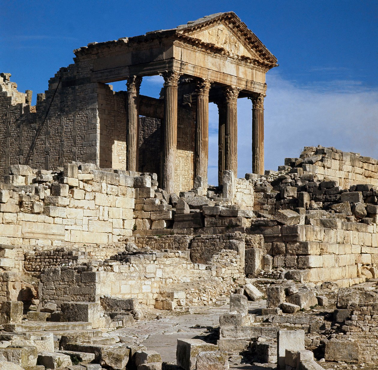 Udsigt over hovedstaden af Roman