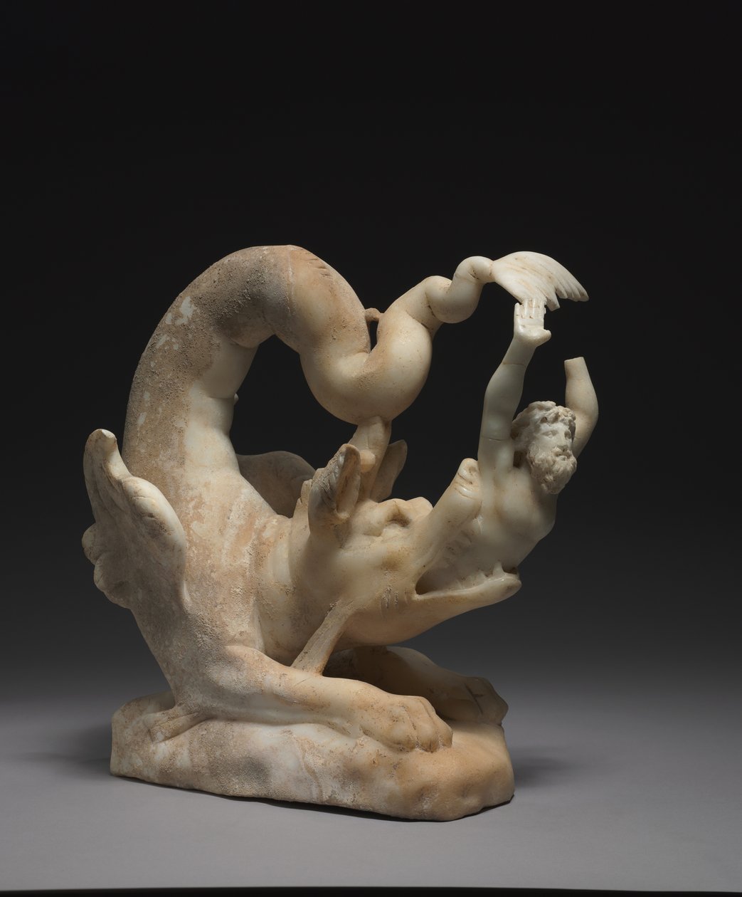 Jonah Cast Up, ca. 280-290 (marmor) af Roman Imperial Period