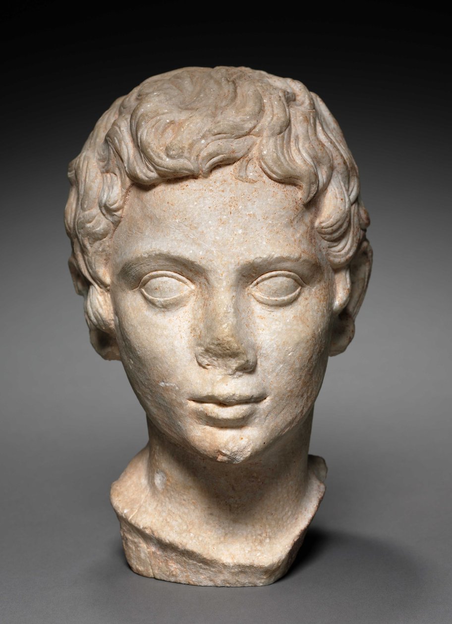 Leder af en ungdom, 100-1 f.Kr af Roman Period Egyptian