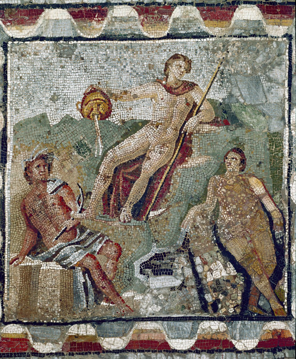 Vandguder (mosaik) af Roman Roman