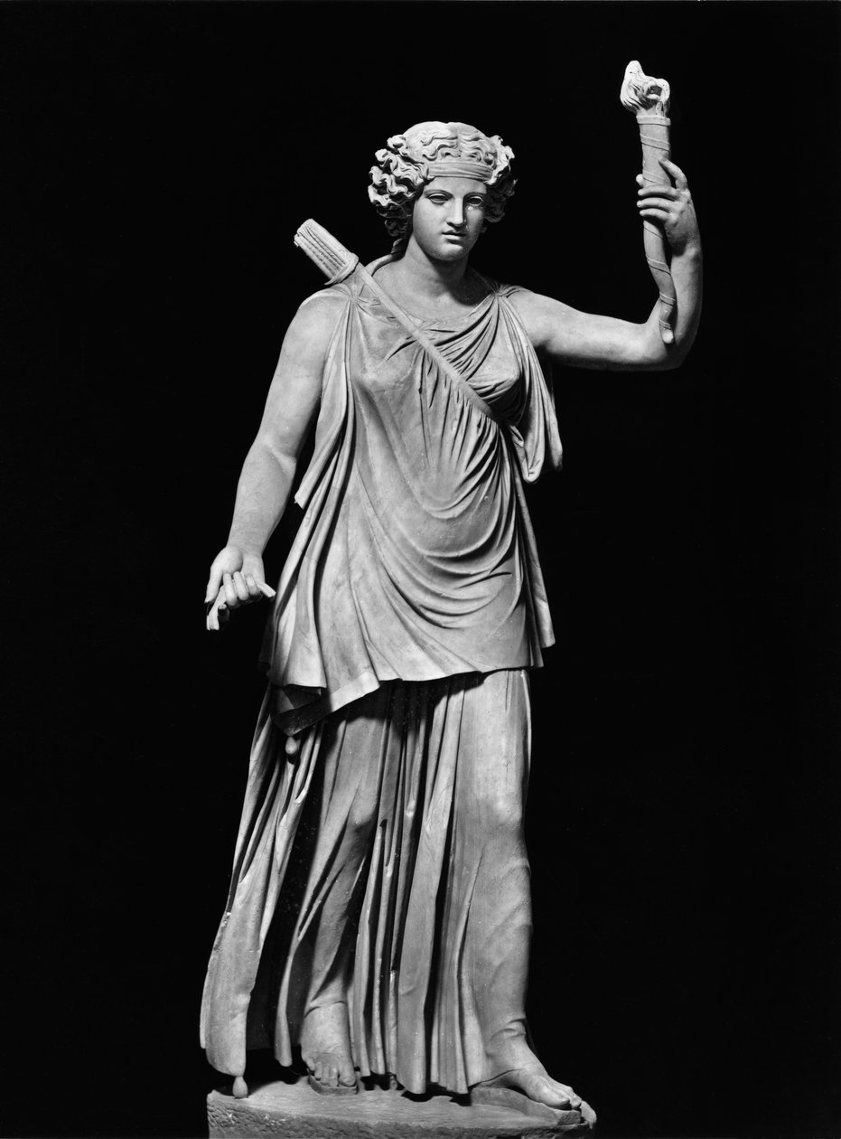 Diana Lucifera (marmor) (s/h foto) af Roman Roman
