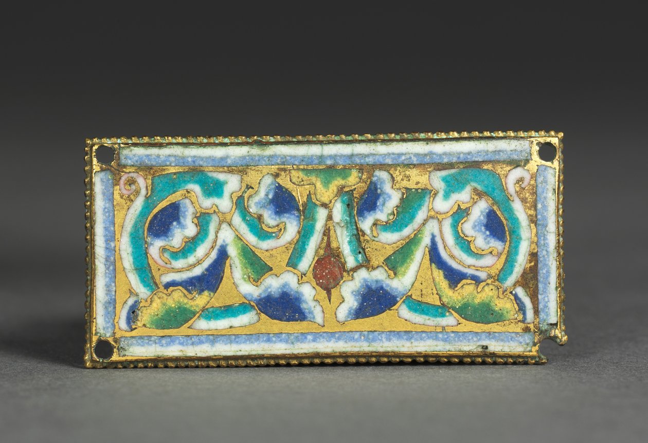 Plaque fra et relikvieskrin, ca. 1180-1190 af Romanesque