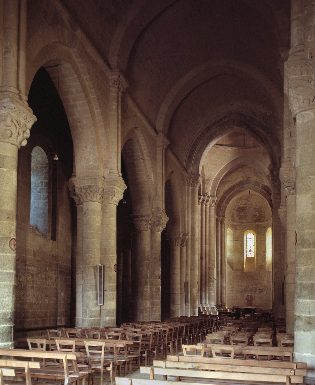 Udsigt over den nordlige apsis af Romanesque