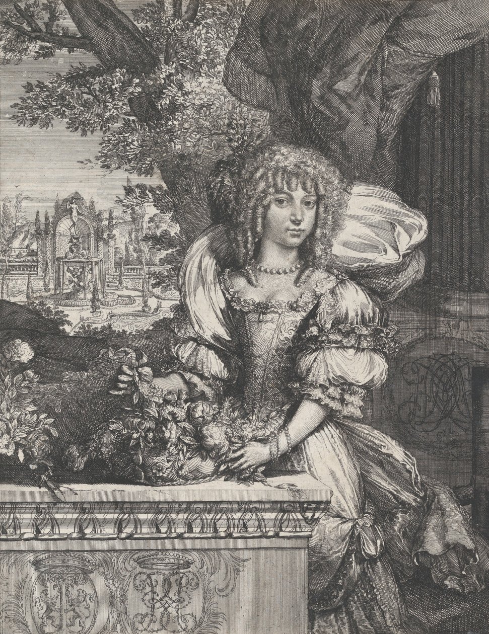 Portræt af Mary Stuart,.n.d., n.d.. af Romeyn de Hooghe