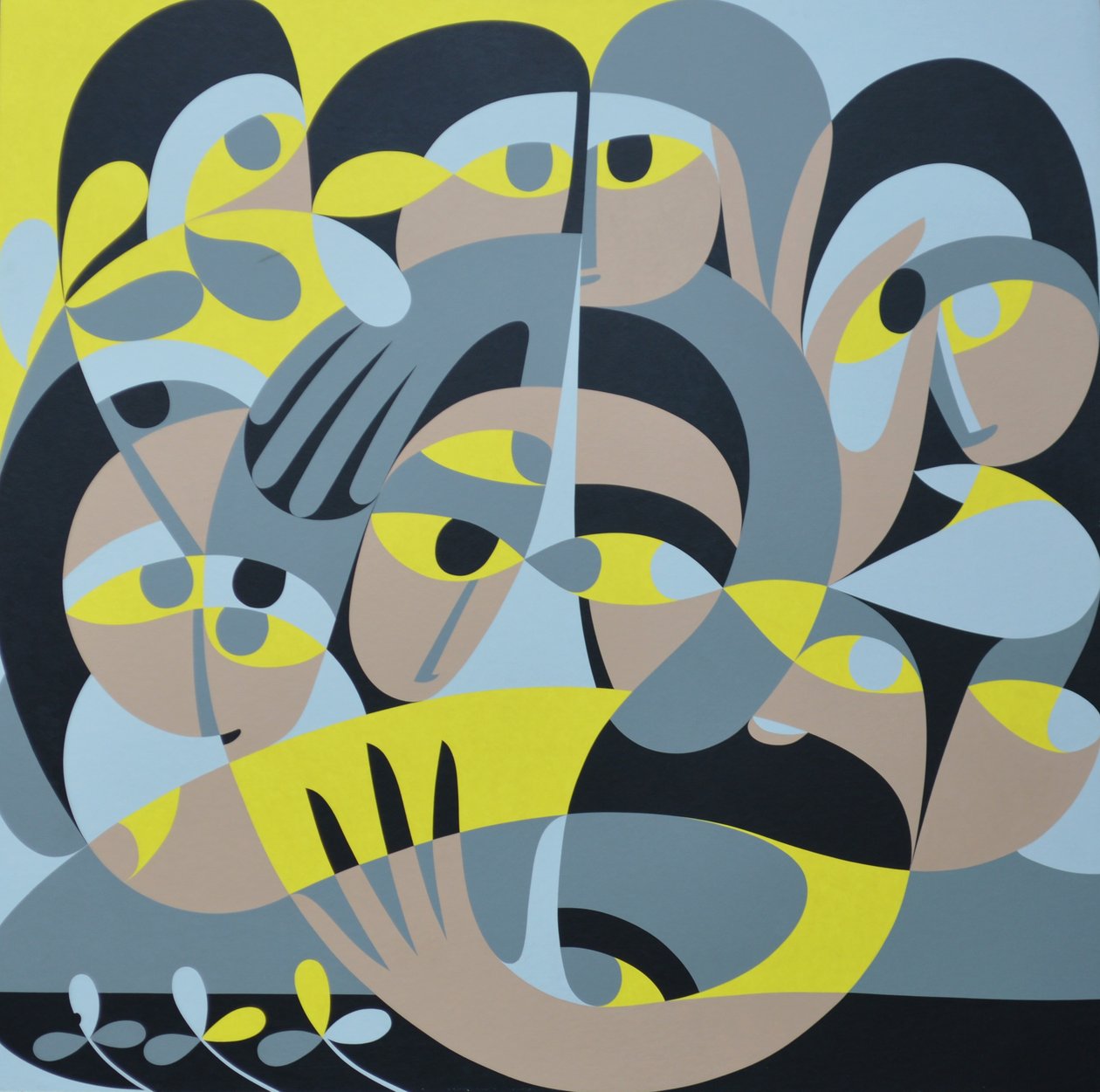 Tilstedeværelse III, 1987 af Ron Waddams