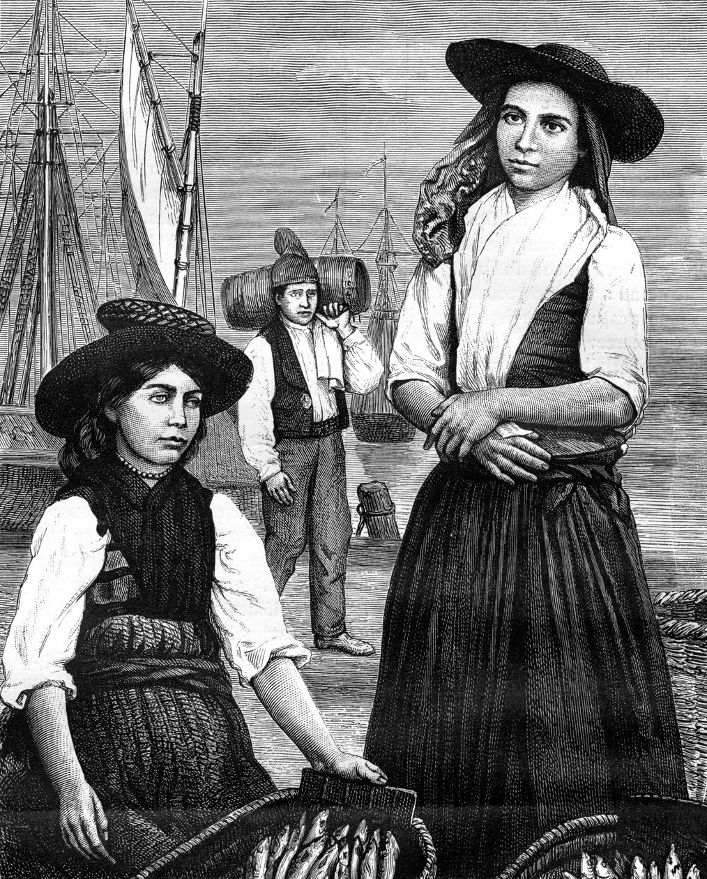 Portugisiske kvinder, 1800-tallet af Ronjat