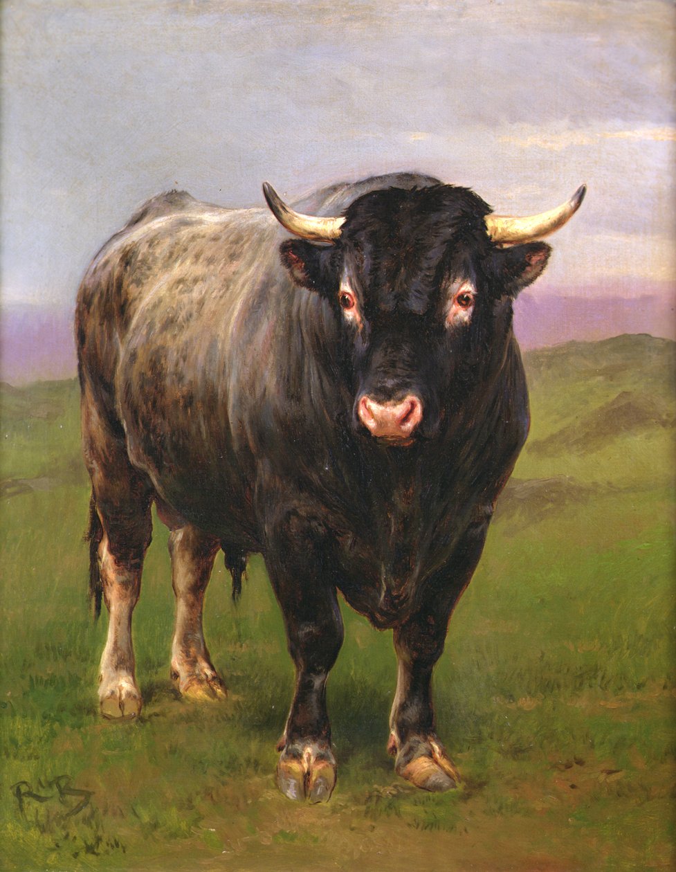 Den sorte tyr af Rosa Bonheur