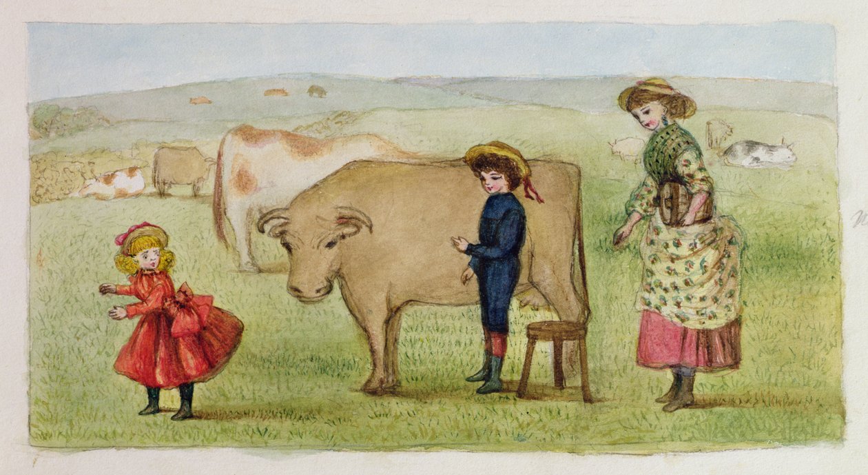 Malketid, Addiscombe, 1883 af Rosa Clementina Petherick