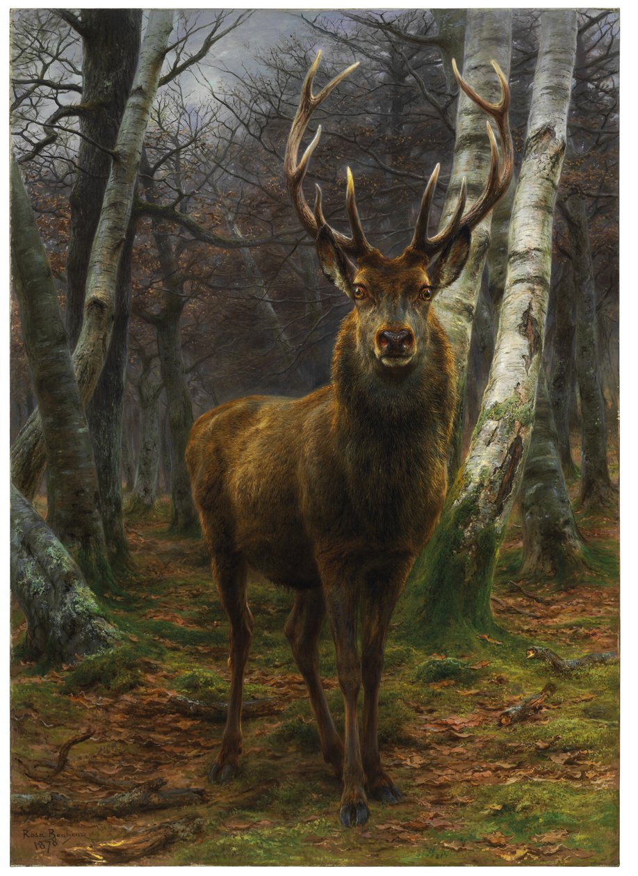 Kongen af skoven, 1878 af Rosa Bonheur