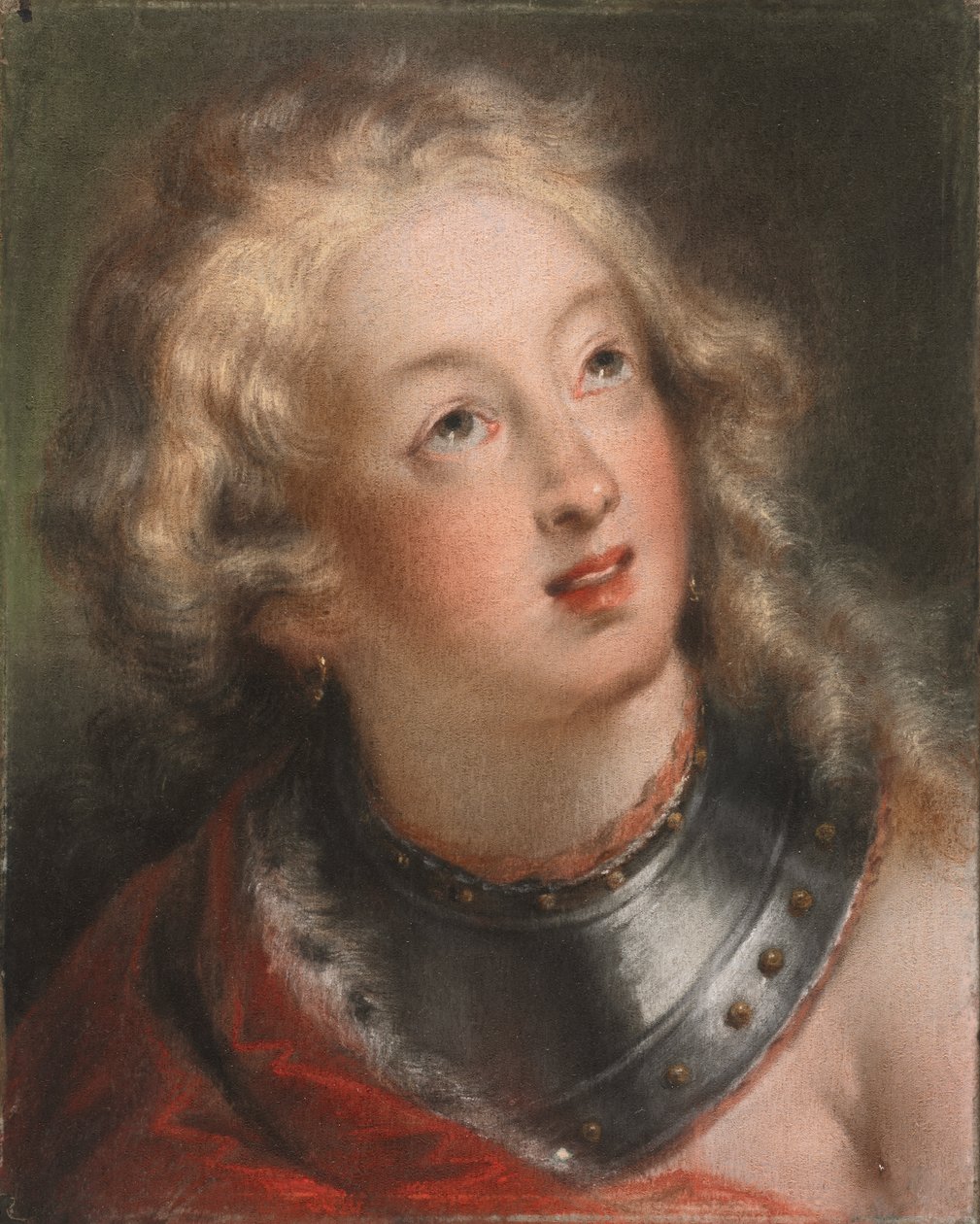 Hoved af en kvinde af Rosalba Carriera