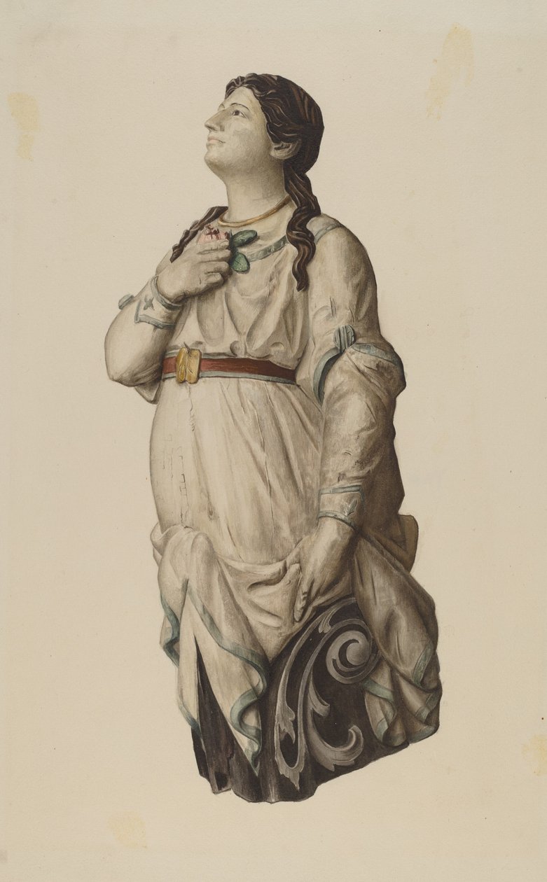 Galionsfigur fra "Julia Lawrence" af Rosamond P. Gray