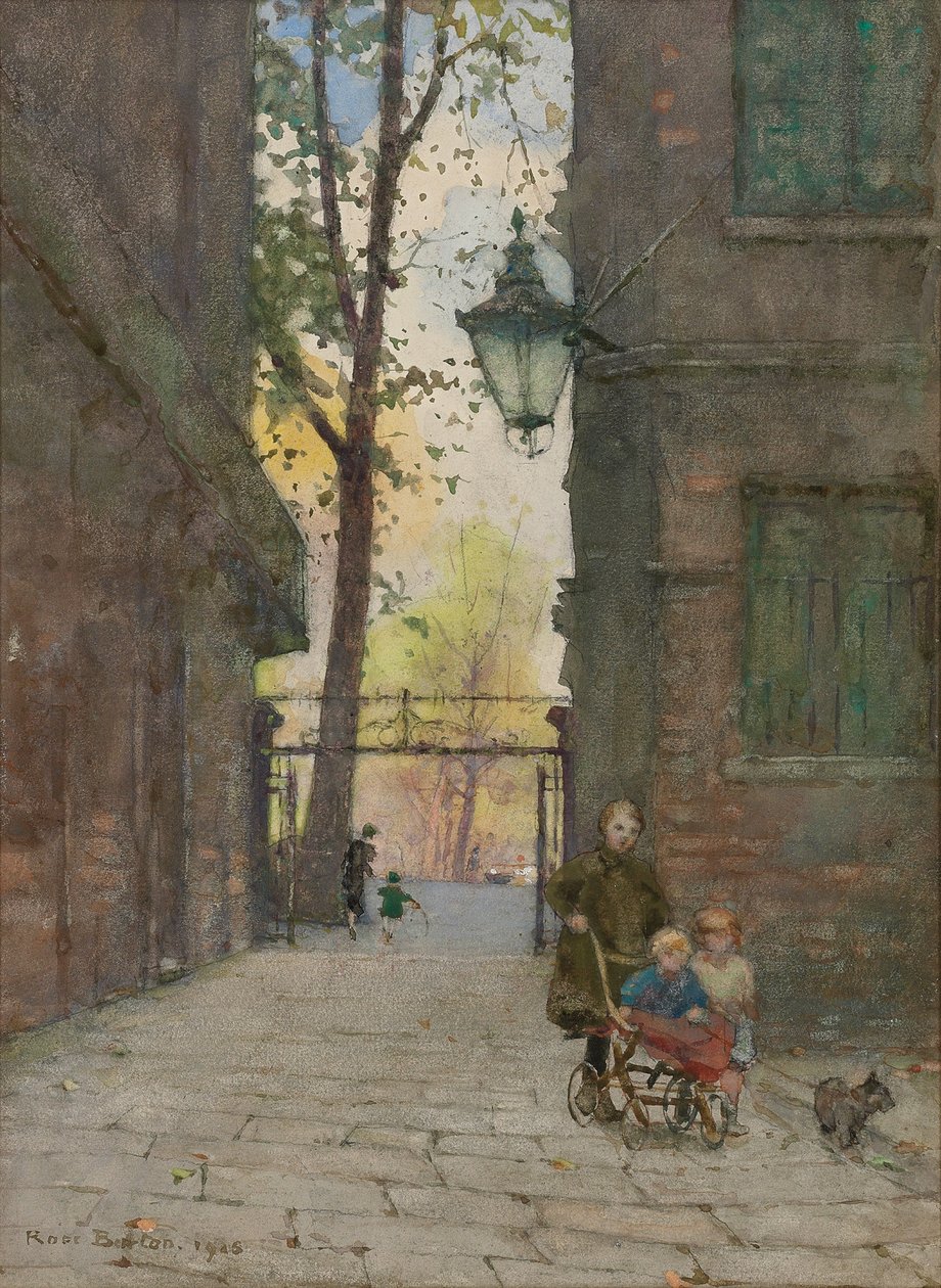 Parks Place, Knightsbridge, London, 1916 af Rose Maynard Barton