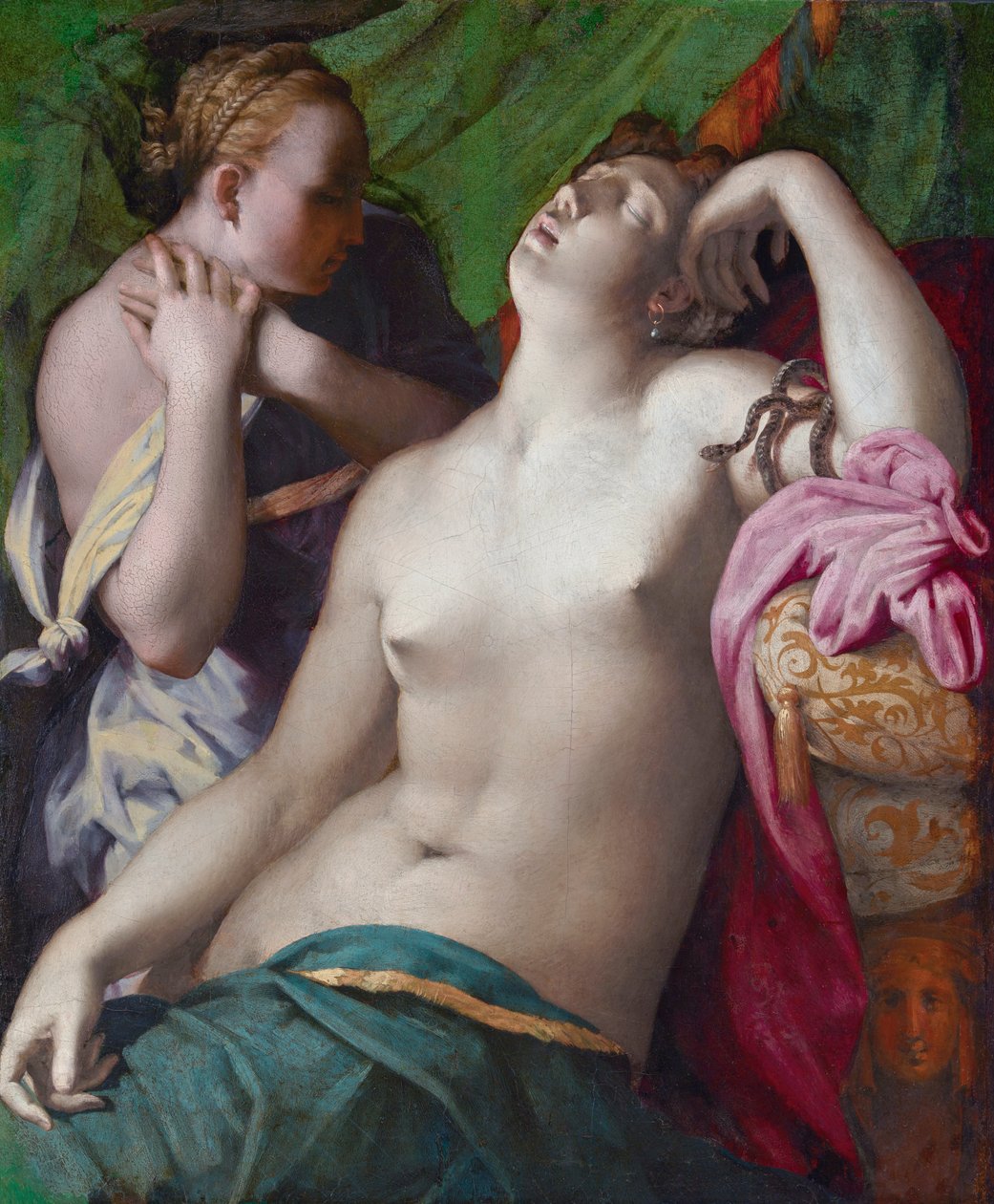 Døende Cleopatra af Rosso Fiorentino