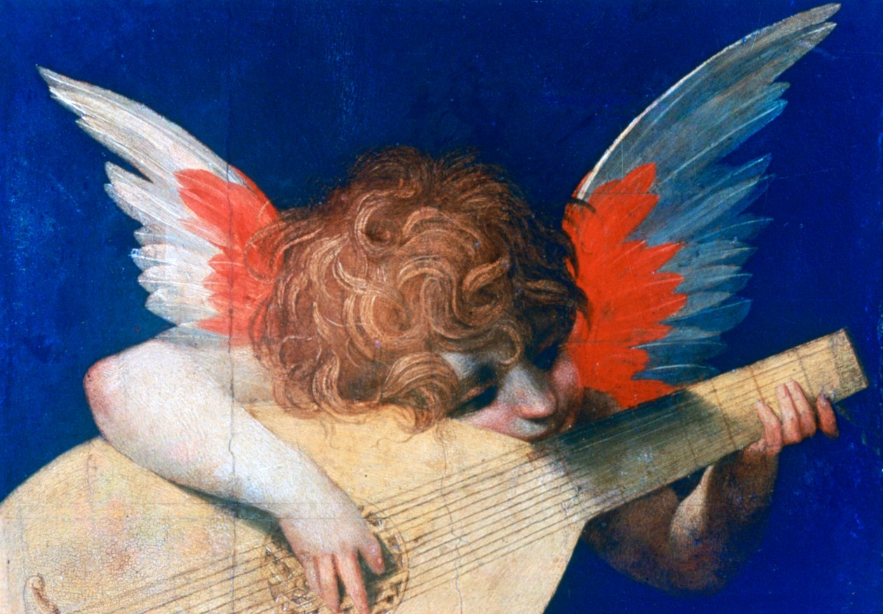 Englemusiker, c1520 af Rosso Fiorentino