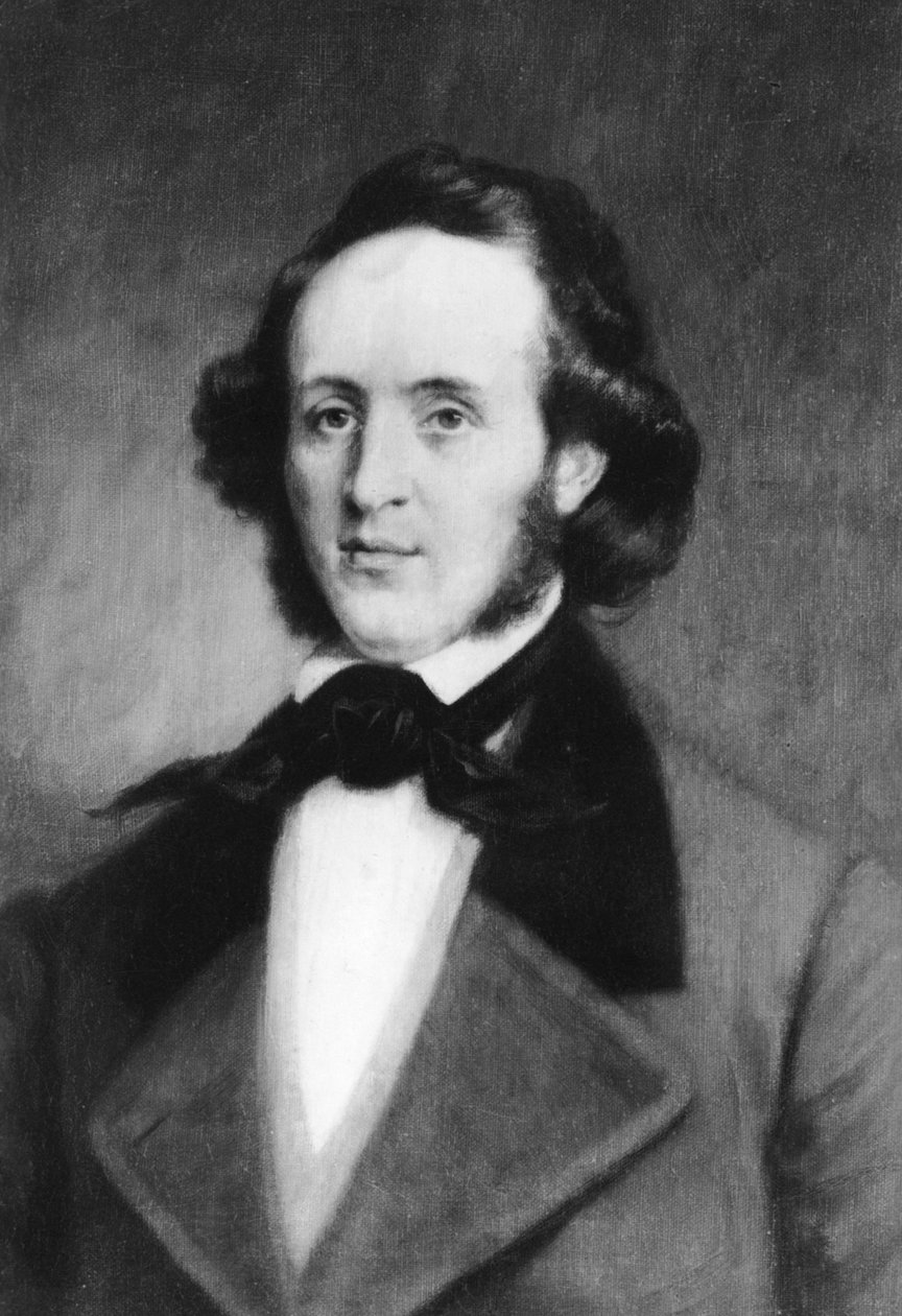 Felix Mendelssohn 1809-1847, tysk komponist, 1907. af Rotary Photo