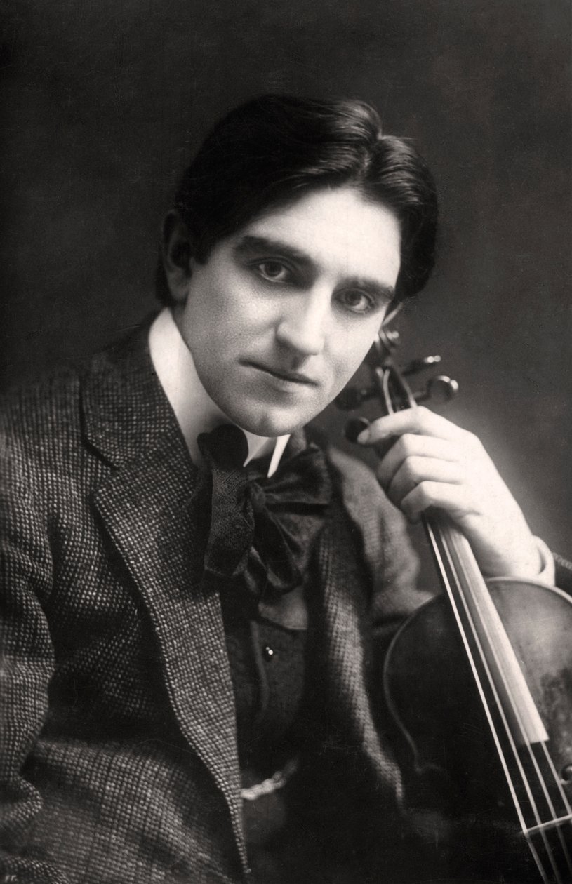Rohan Clensy, irsk violinist, 1907. af Rotary Photo