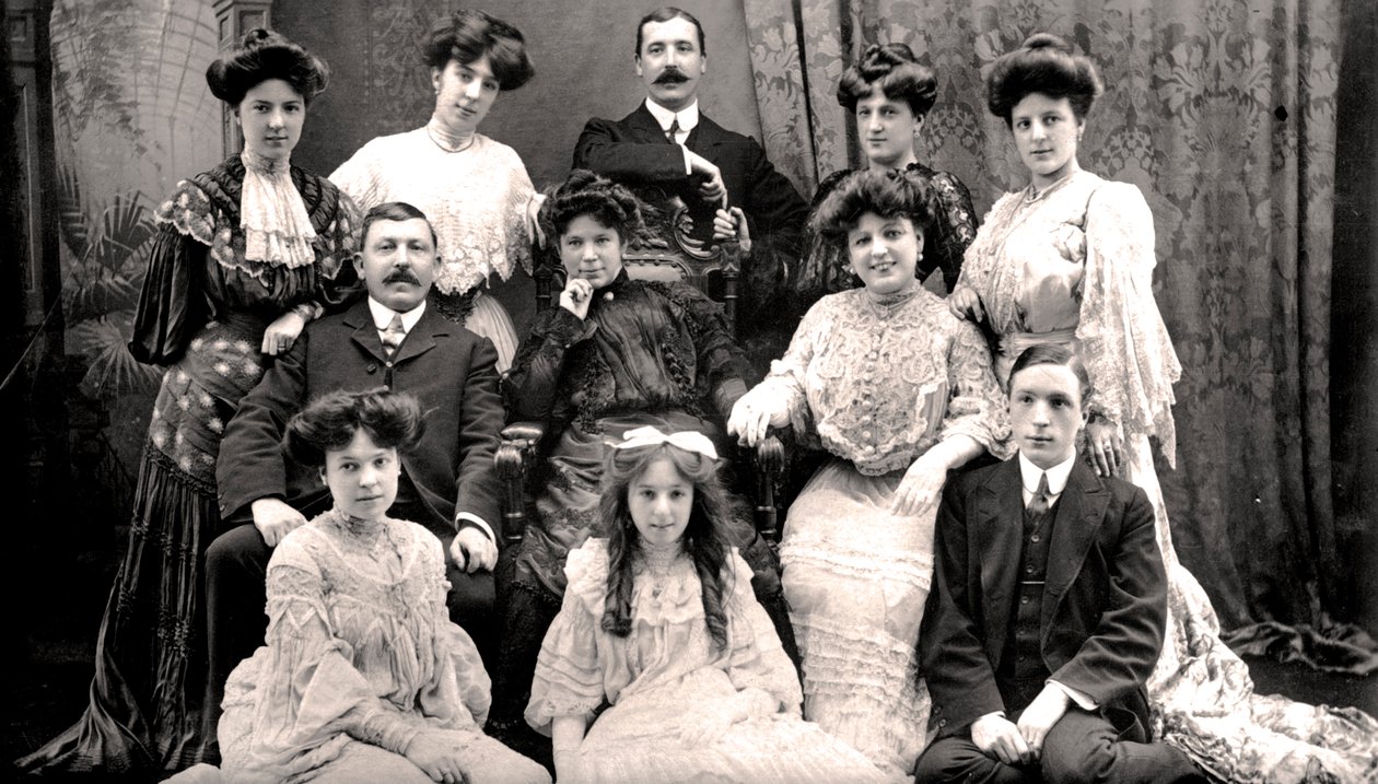Familien Lloyd, begyndelsen af det 20. århundrede. af Rotary Photo