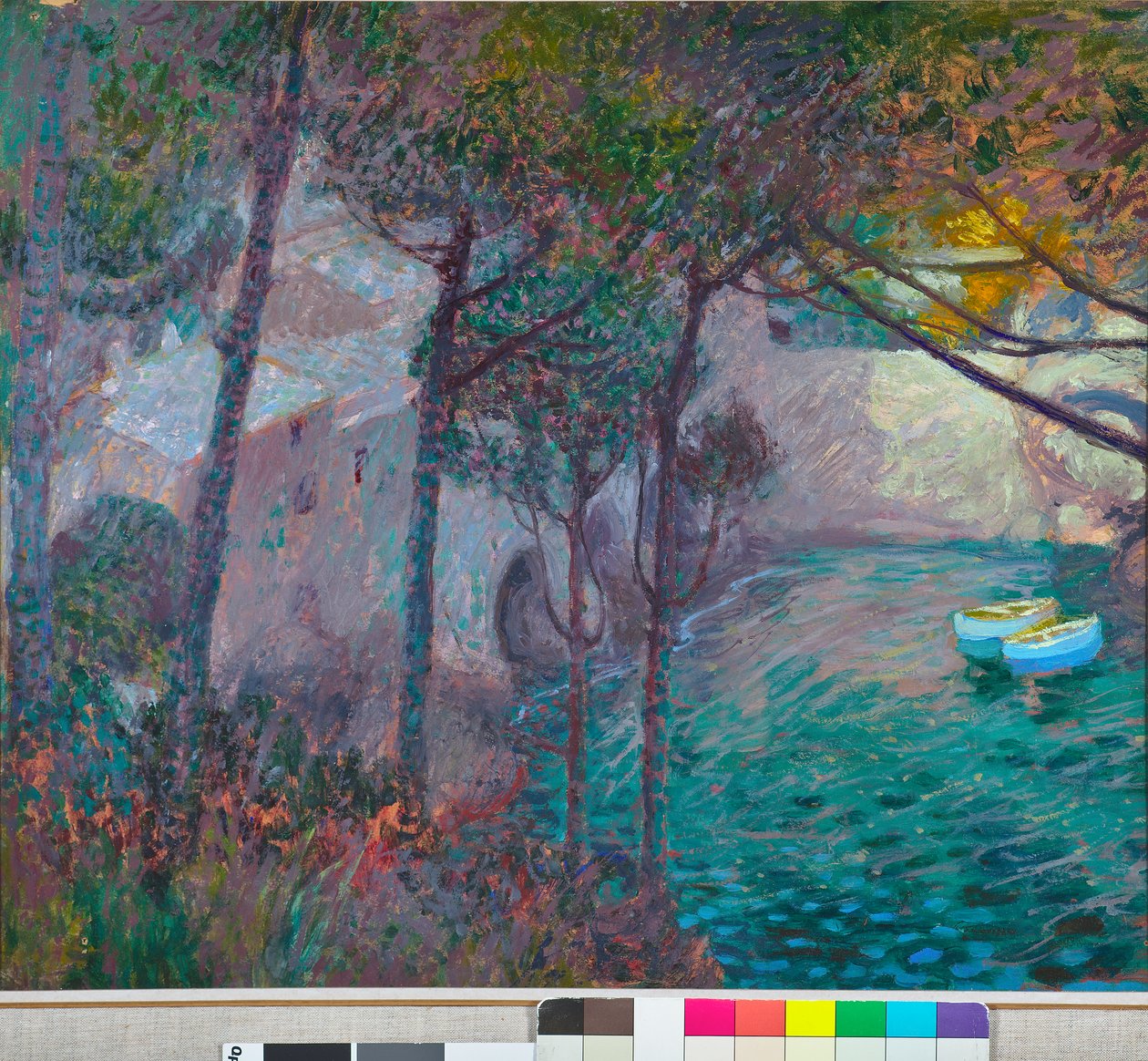 San Fruttuoso-bugten ca. 1913-15 af Rubaldo Merello