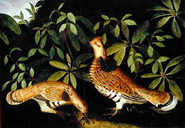 To revne ryper i kratt af Rubens Peale