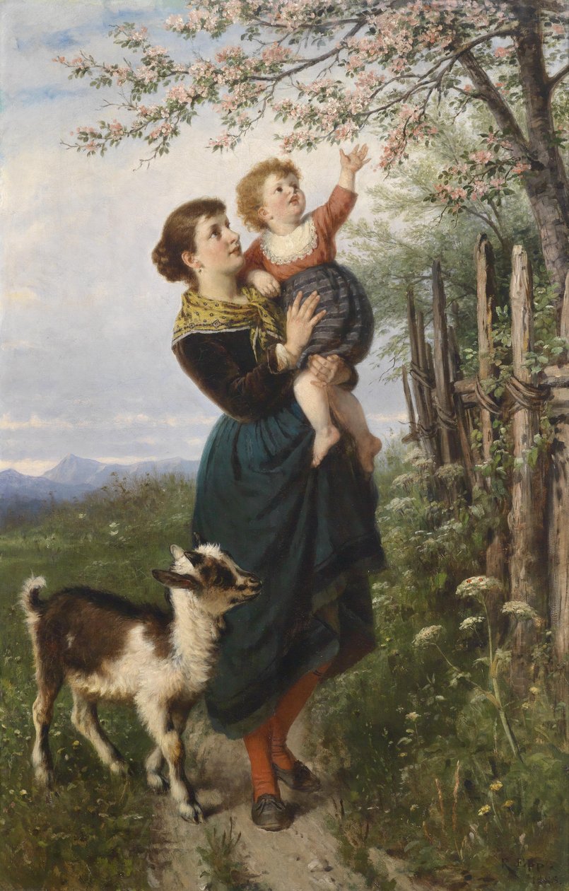 Kirsebæret blomstrer af Rudolf Epp