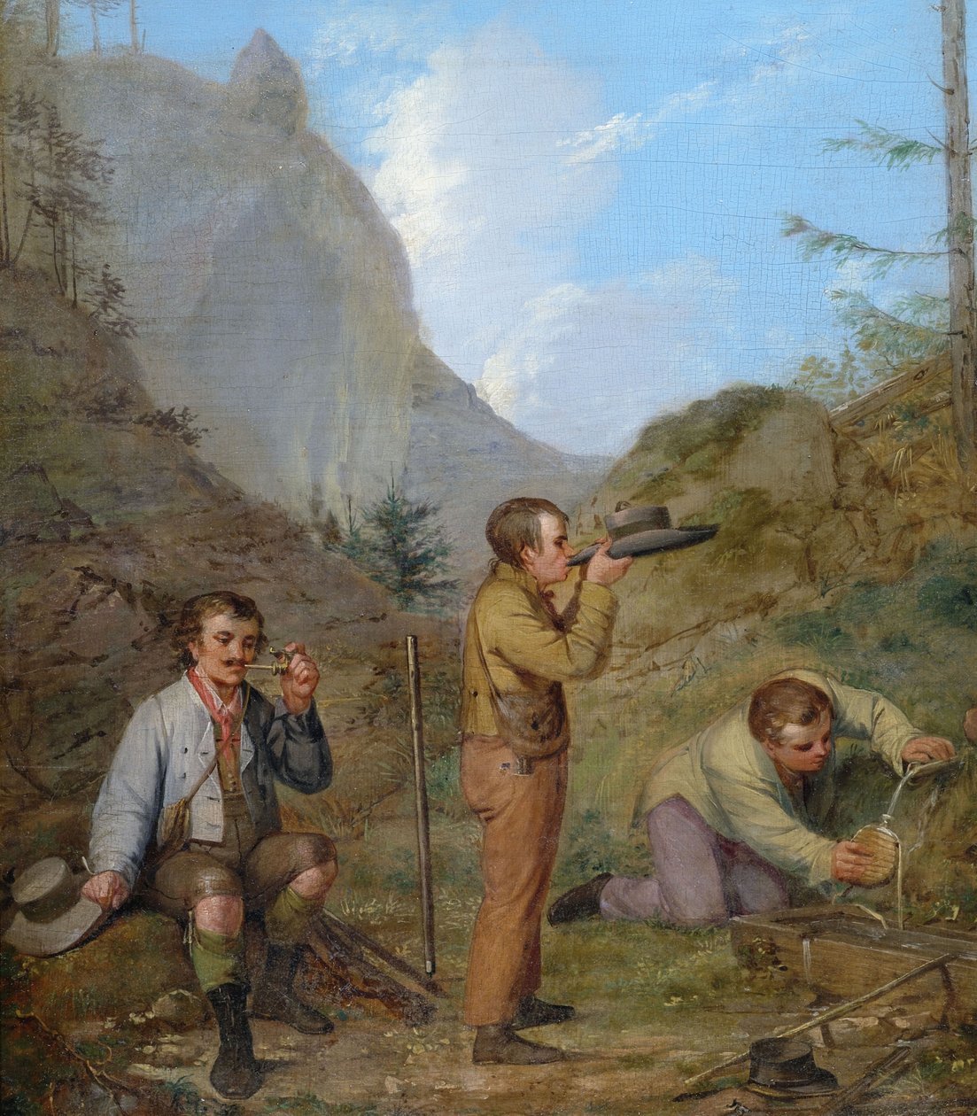Herrer Purgstall ved pausen af Rudolf Swoboda der Ältere