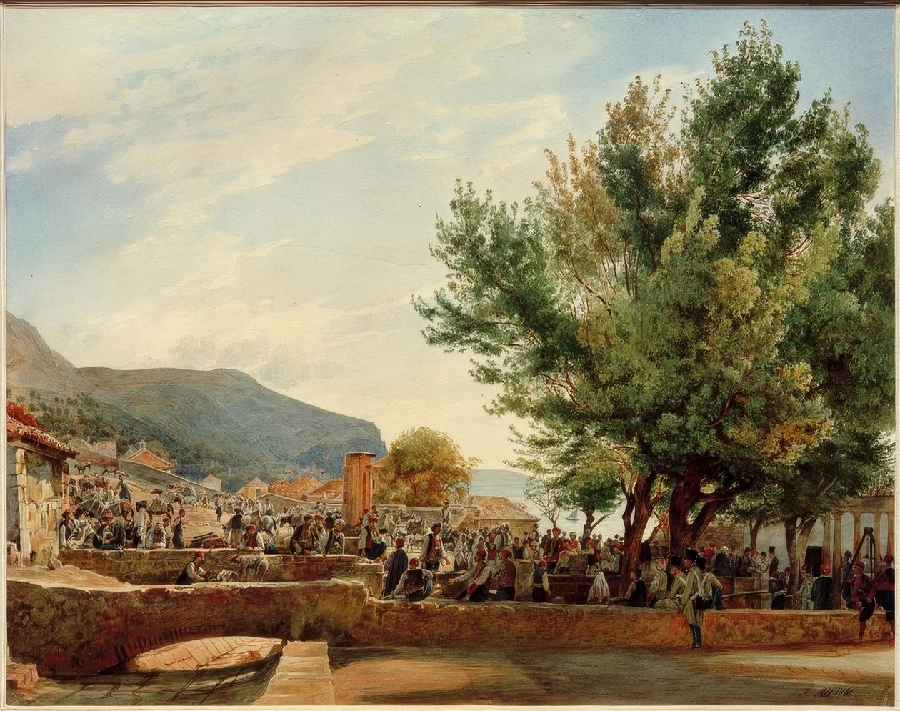 Ragusa-basaren af Rudolf von Alt