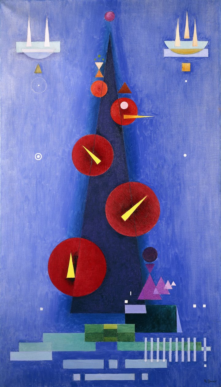 Gule accenter af Rudolf Bauer