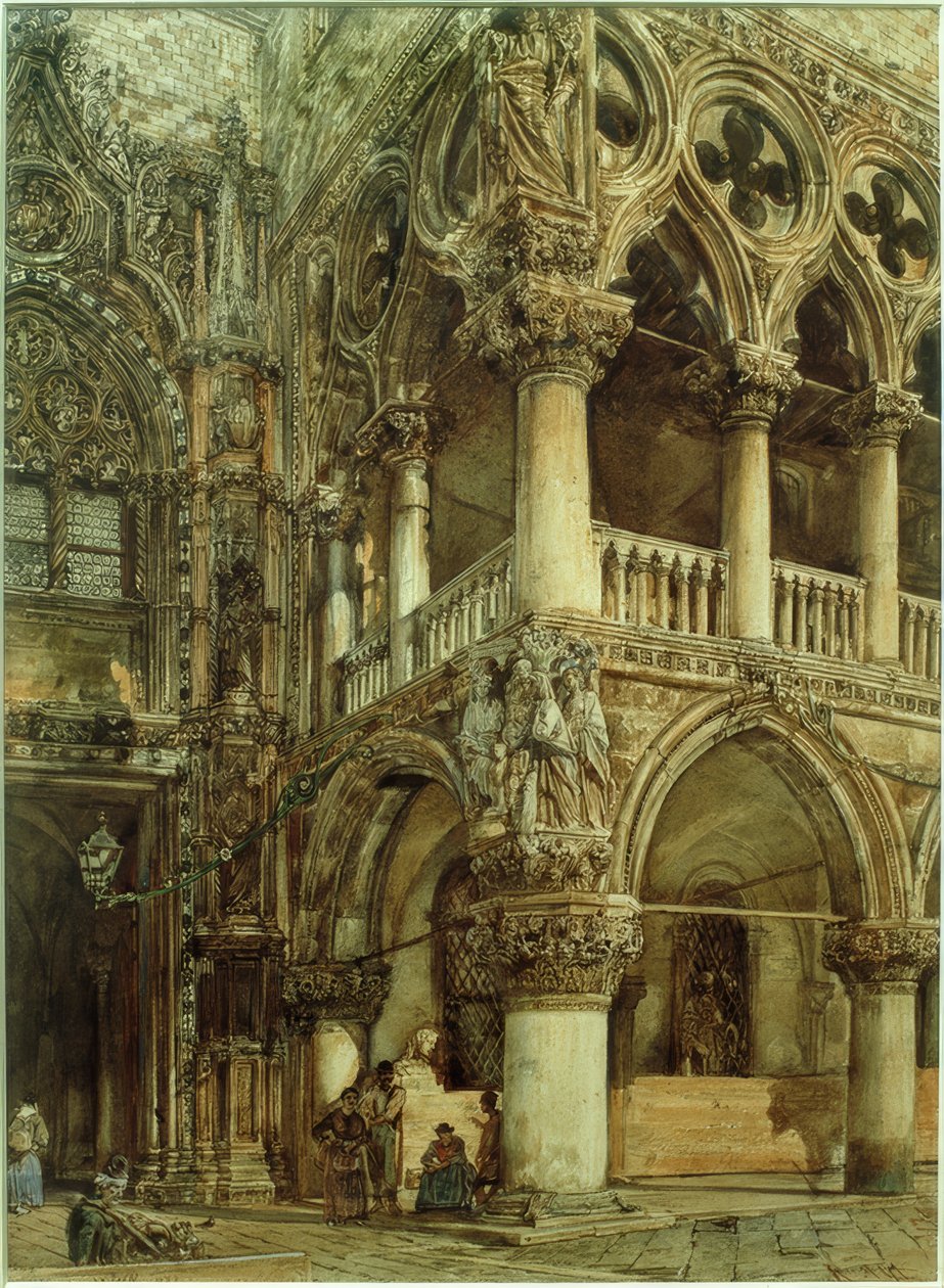 Dogepaladset i Venedig af Rudolf von Alt
