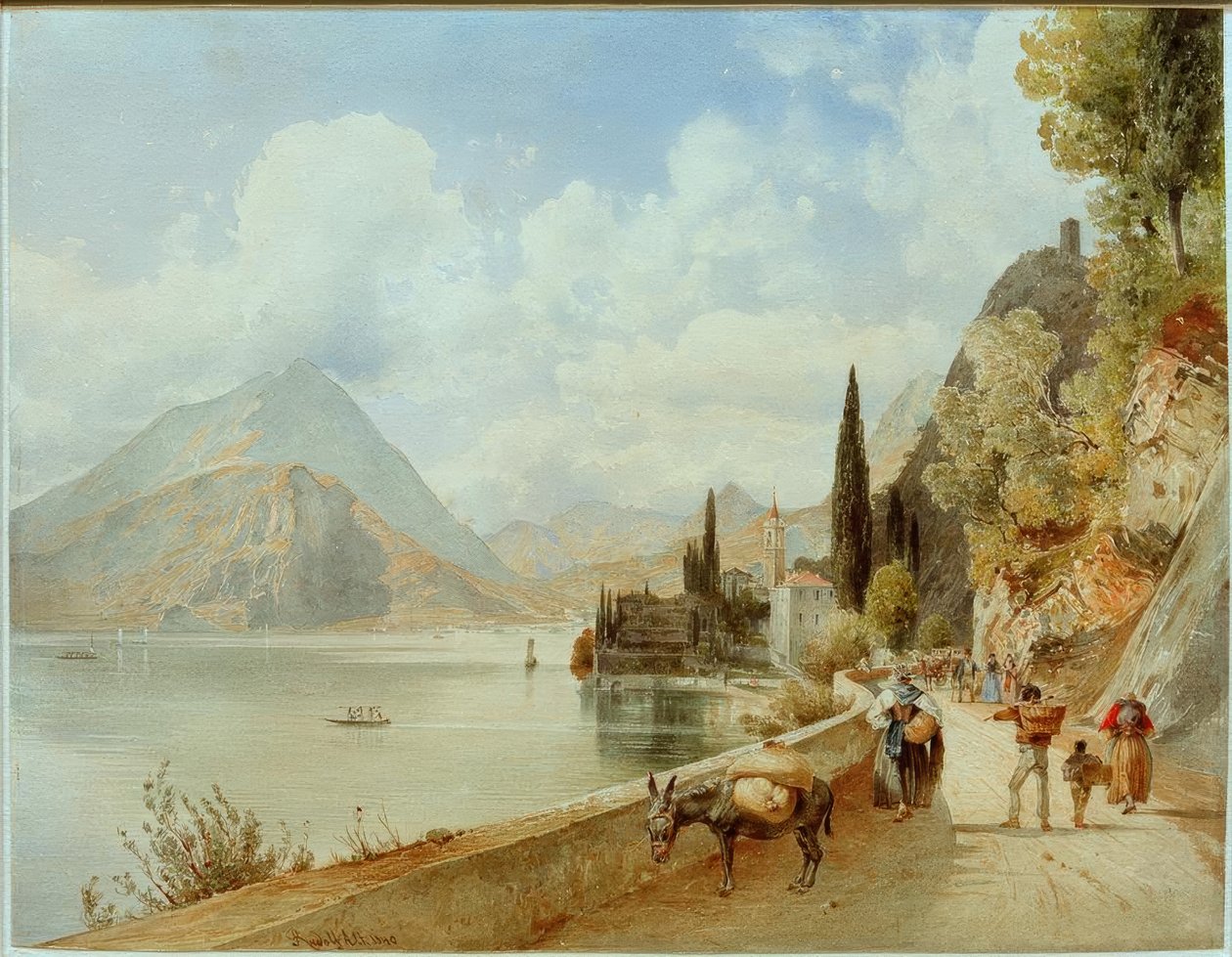 Varenna (Lombardia, Italien). af Rudolf von Alt