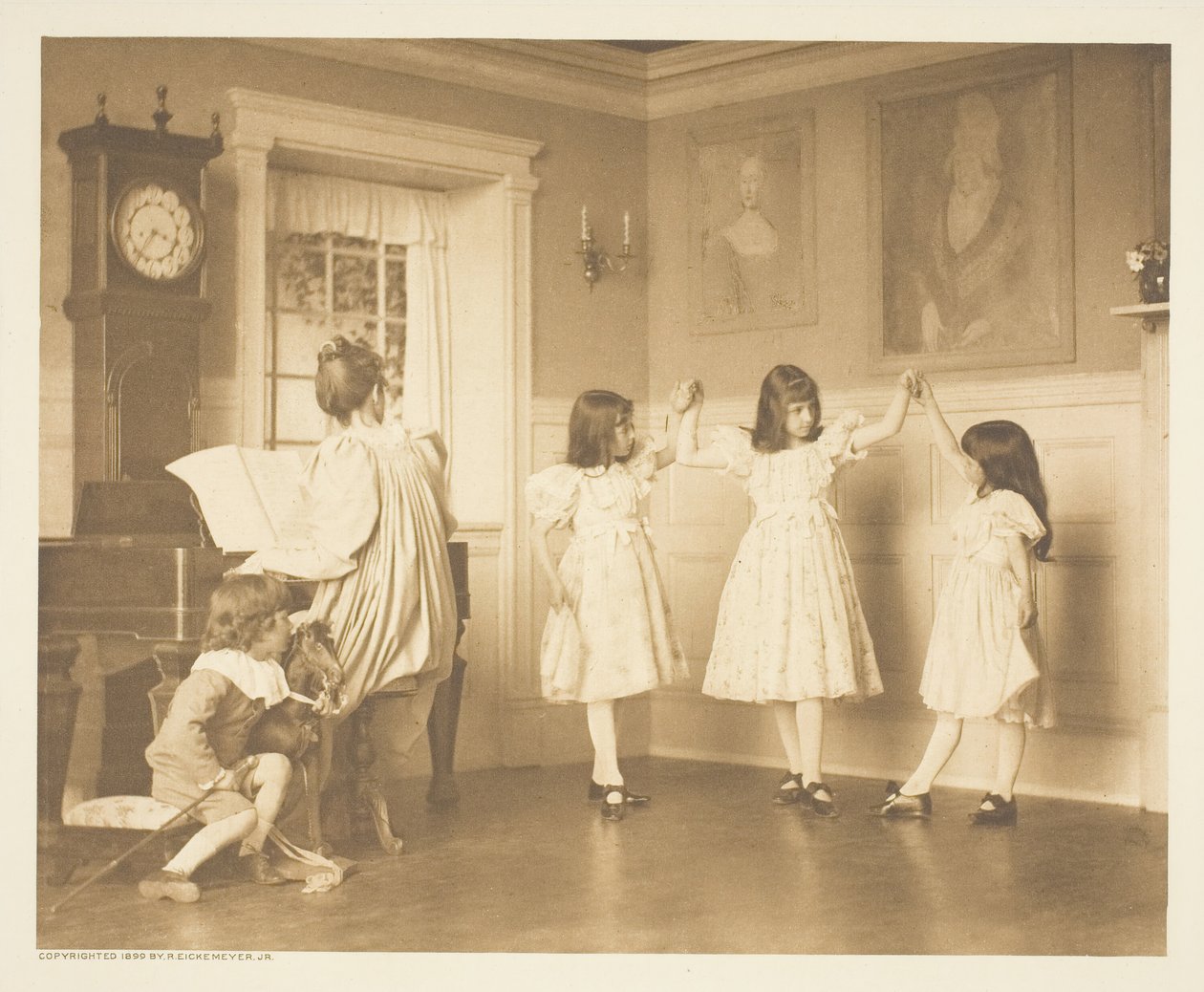Dansen, 1899. af Rudolph Eichemeyer