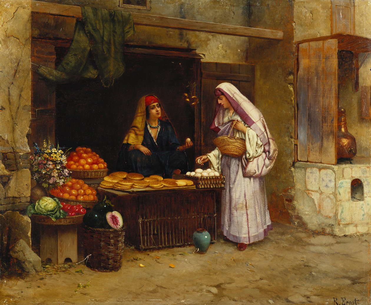 Markedsboden, af Rudolphe Ernst