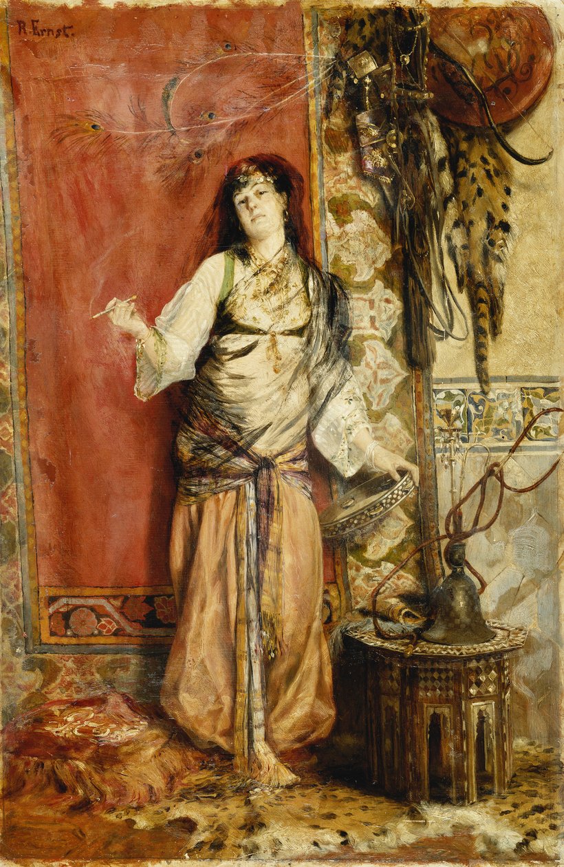 Odalisque, af Rudolphe Ernst