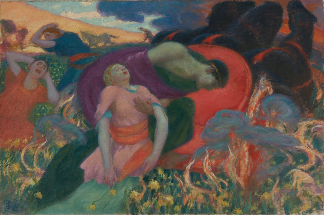 Voldtægten af Persephone af Rupert Bunny