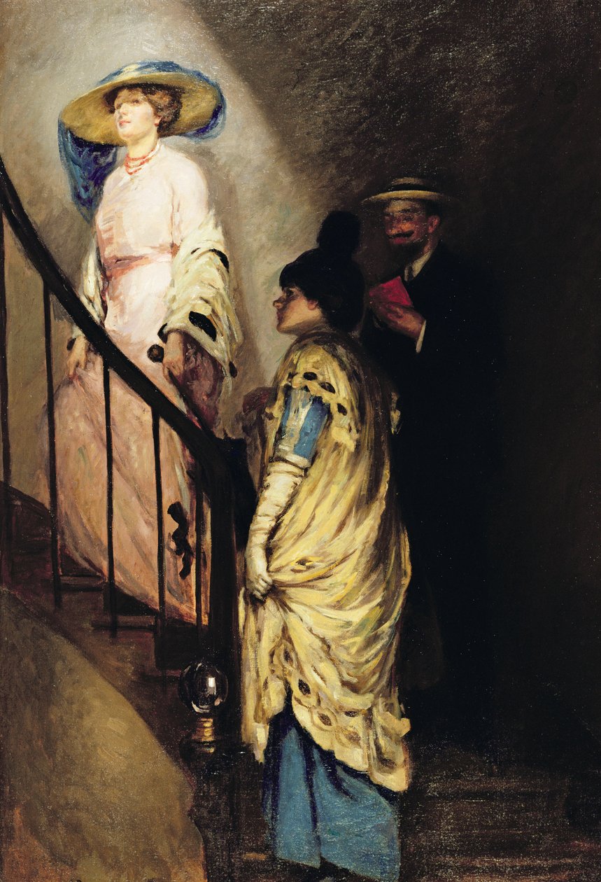 Mødet på Trappen af Rupert Charles Wolston Bunny
