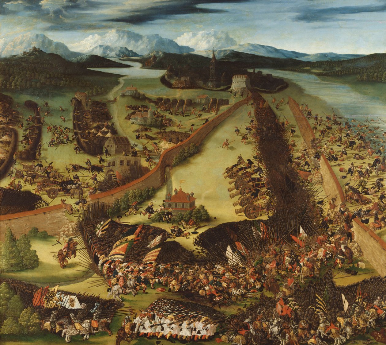 Slaget ved Pavia, 1529. af Rupert Heller