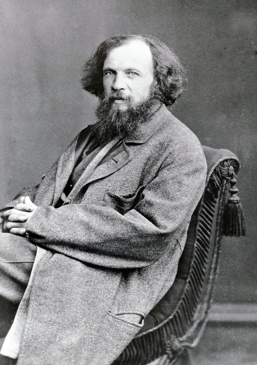 Dmitrij Ivanovitj Mendelejev af Russian Photographer